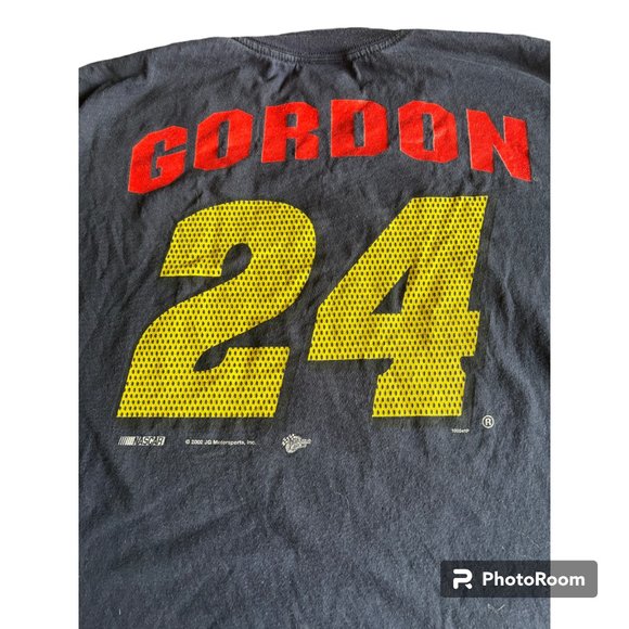 Vintage 2002 NASCAR Jeff Gordon Dupont Racing Double Sided T-shirt Men's sz XXL - Picture 11 of 12